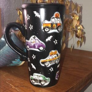 HALLOWEEN THEMED CERAMIC TRAVEL MUG 16 OZ